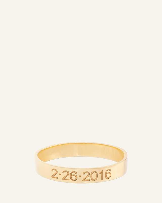 Personalized Gold Cigar Band, Size 4-9